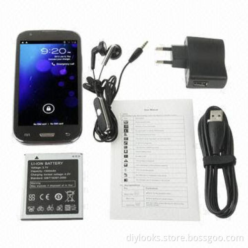 4.7-inch Capactive Touch Screen Smartphone with 3G, Wi-Fi, Bluetooth, FM, Java Functions